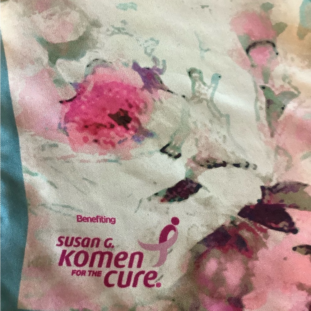 Carlisle Collection Silk Scarf for Breast Cancer Awareness Susan G. Komen
